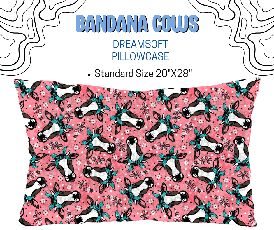 Bandana Cows Dreamsoft Pillowcases