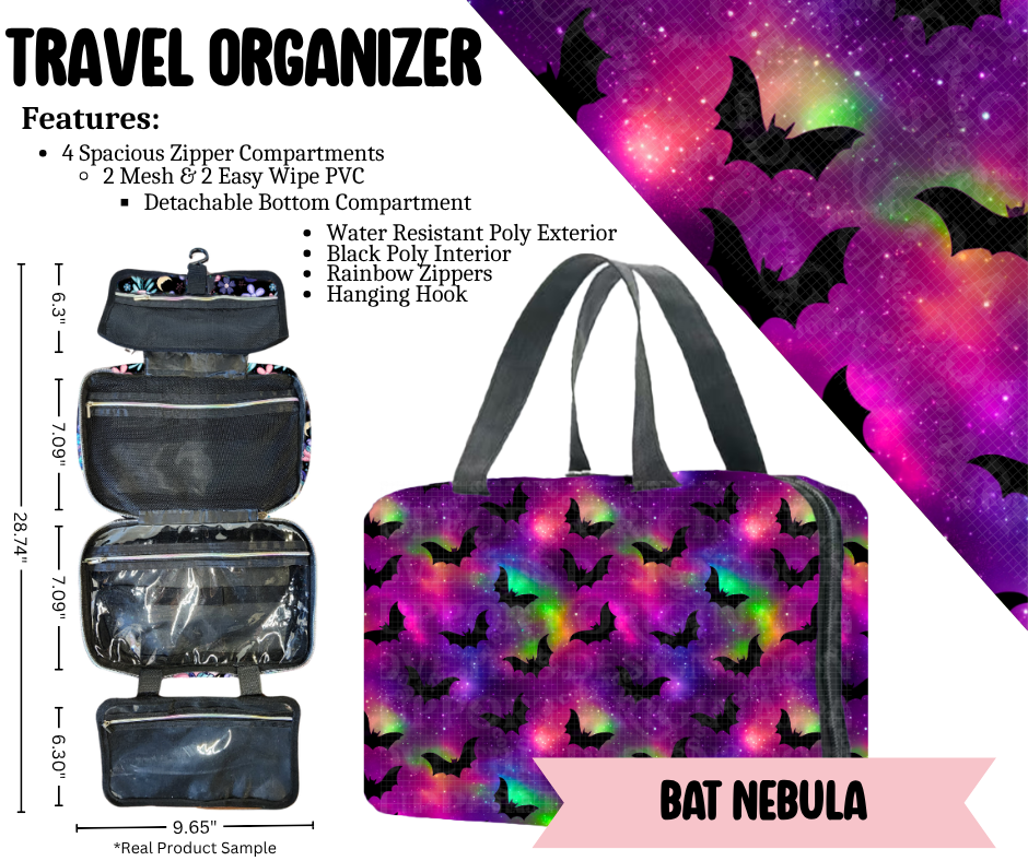 Bat Nebula Travel Organizer