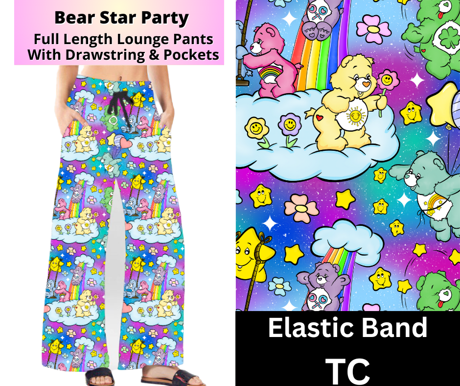Bear Star Party Full Length Lounge Pants