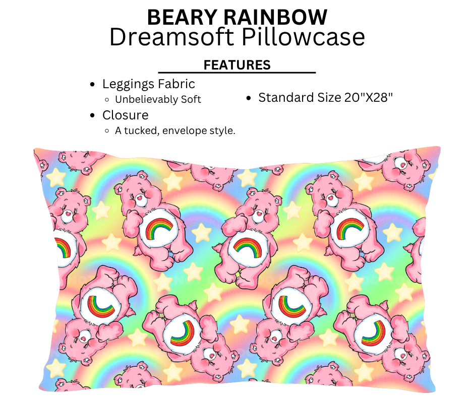 Beary Rainbow Dreamsoft Pillowcases