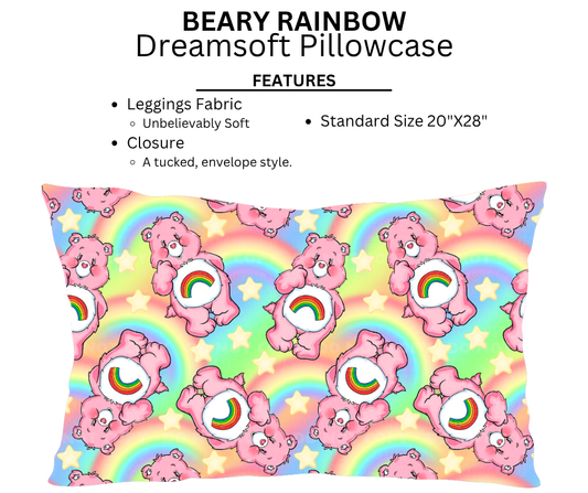 Beary Rainbow Dreamsoft Pillowcases
