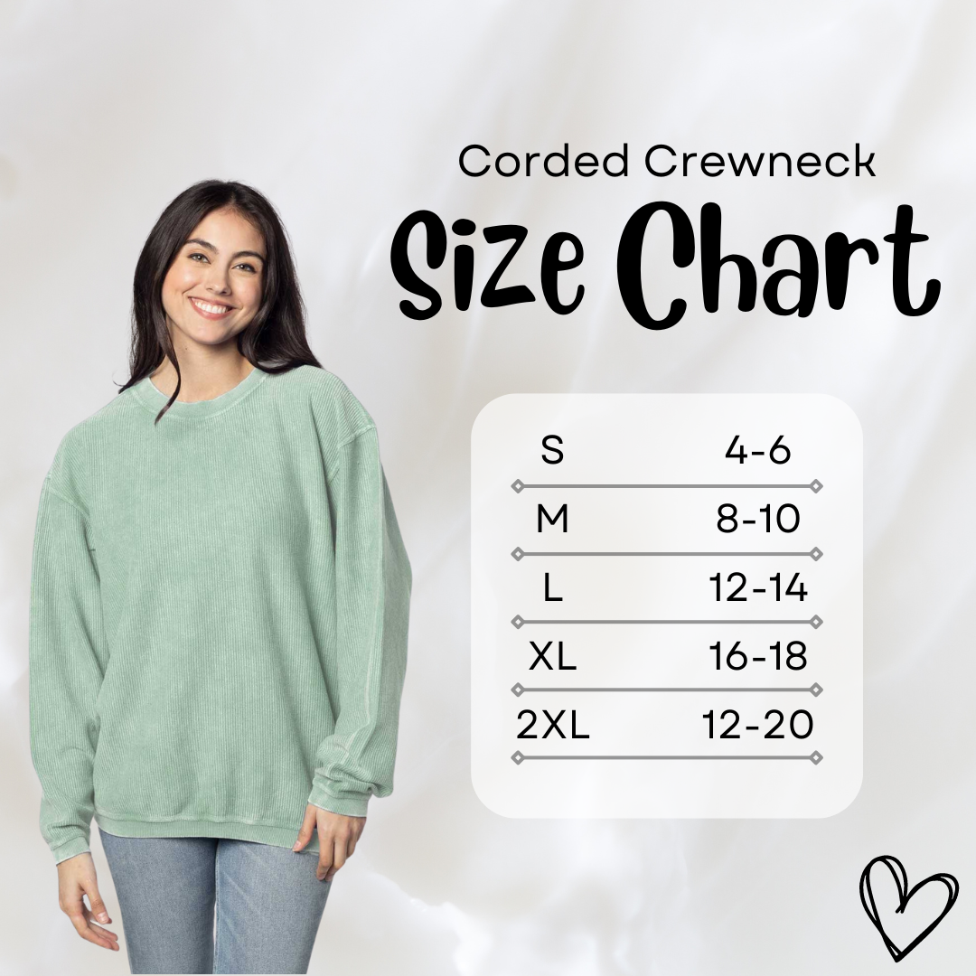 Original Corded Crewneck in Brick