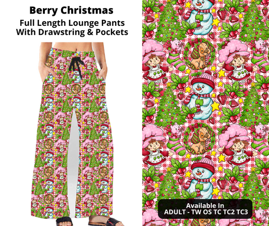 Berry Christmas Full Length Lounge Pants