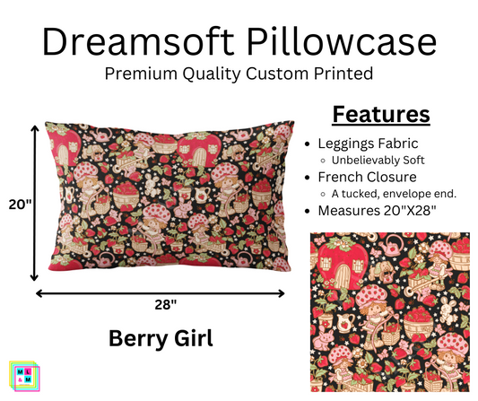 Berry Girl Pillowcase