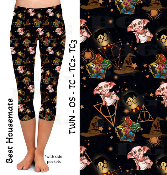 Best Housemate - Capri Legging with Pockets