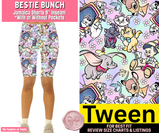 Bestie Bunch Jamaica Shorts w/ Pockets