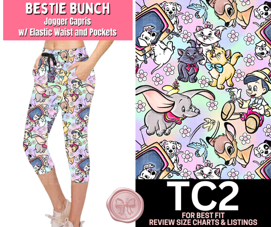 Bestie Bunch Jogger Capri