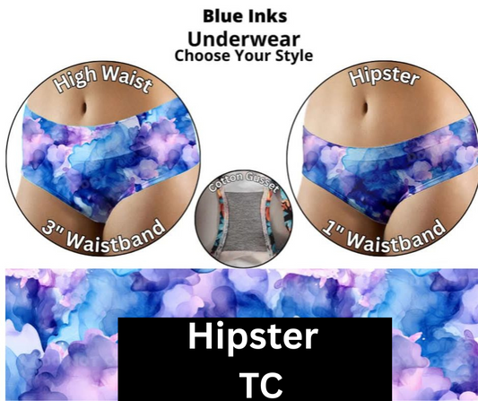 Blue Inks Hipster Underwear