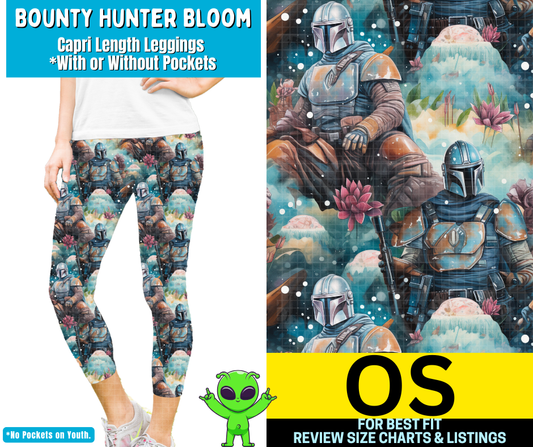 Bounty Hunter Bloom Capri Length Leggings w/ Pockets