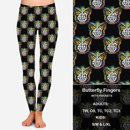 Butterfly Fingers Leggings & Capris with Pockets KIDS Preorder Closes 6/14 eta Late July