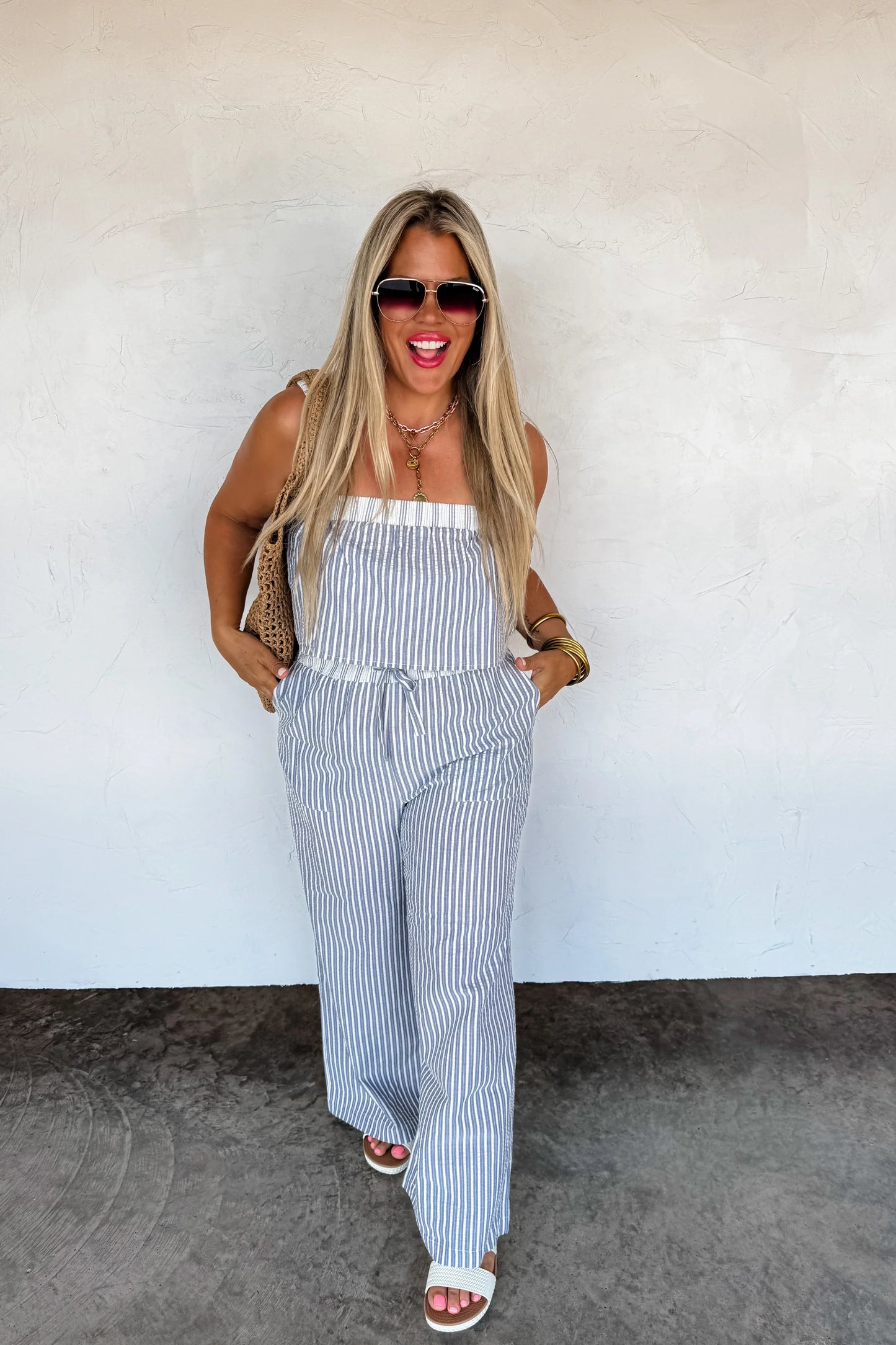 PREORDER: Seersucker Pant Set