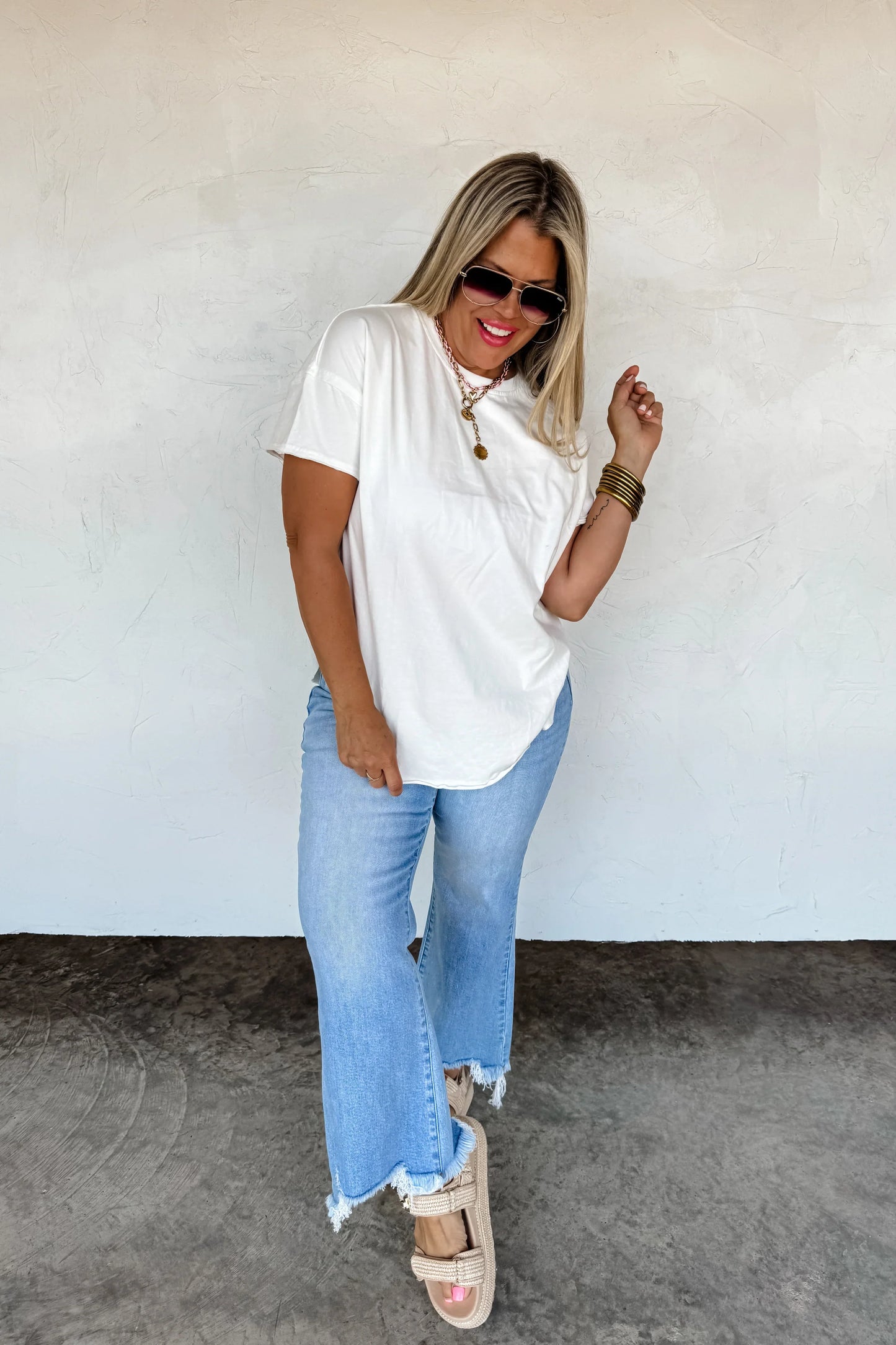 PREORDER: Joey Washed Cotton Boyfriend Tee