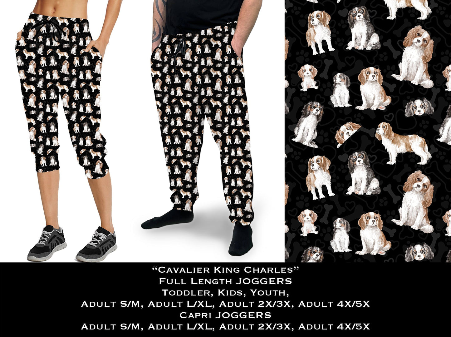 Cavalier King Charles - Full & Capri Joggers