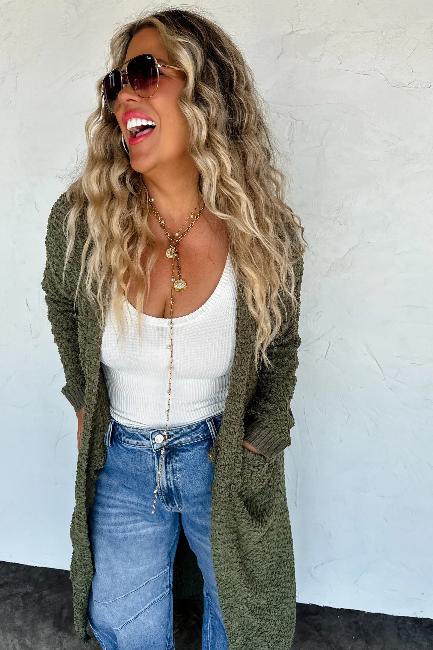 PREORDER: Poppy Knit Popcorn Cardigan