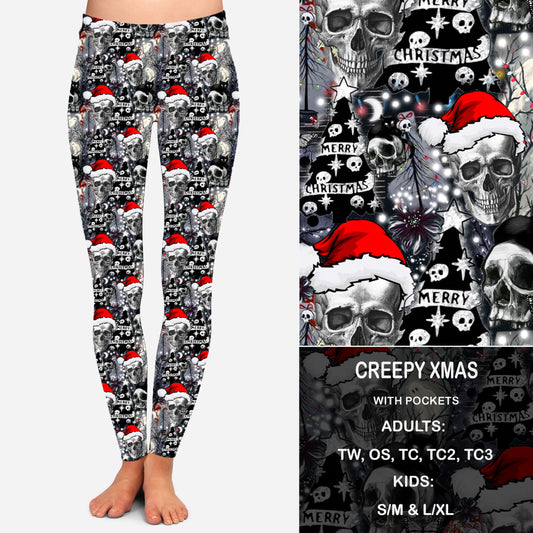 CREEPY XMAS - Leggings with Pockets Preorder Closes 8/11 ETA SEPT