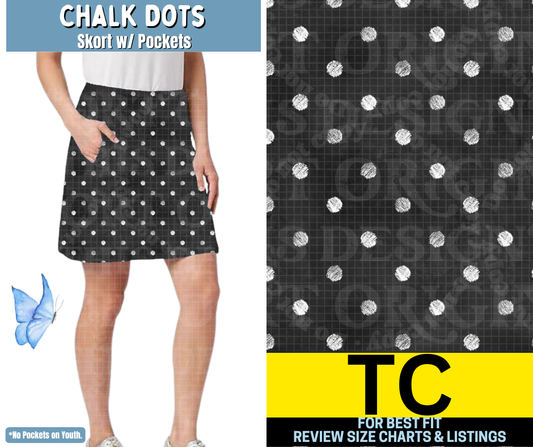 Chalk Dots Skort