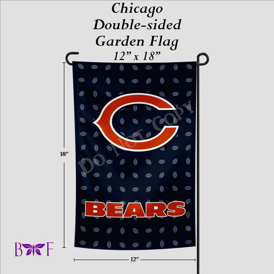 Chicago garden flag