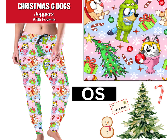 Christmas G Dogs Joggers
