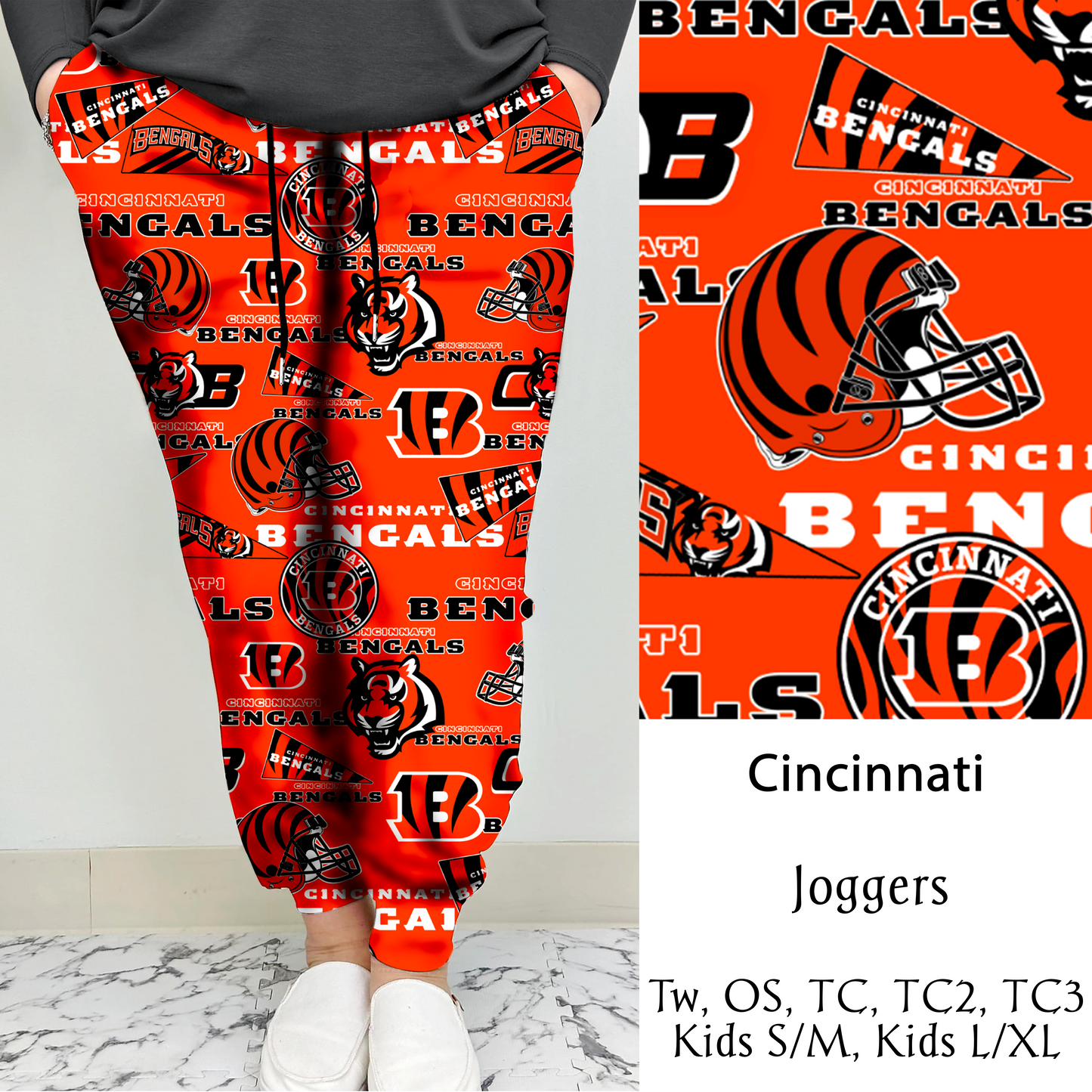 Cincinnati Football Leggings/Capri/Joggers | Run ends 8/16 | ETA Late September