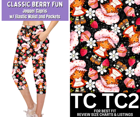 Classic Berry Fun Jogger Capri
