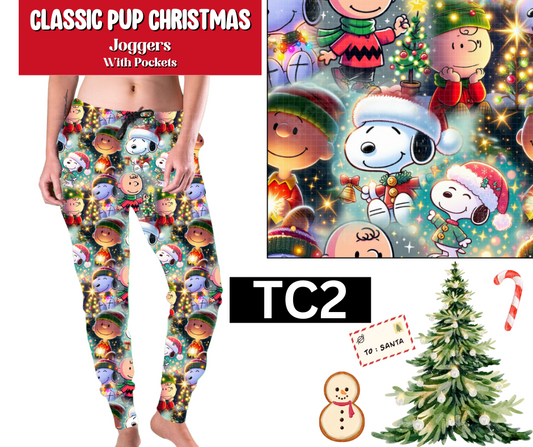 Classic Pup Christmas Joggers
