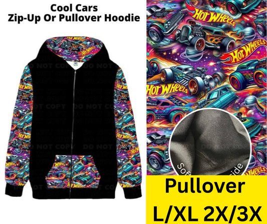 Cool Cars Pullover Hoodie