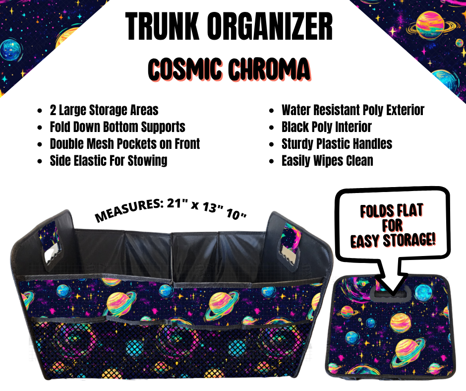 Cosmic Chroma Trunk Organizer