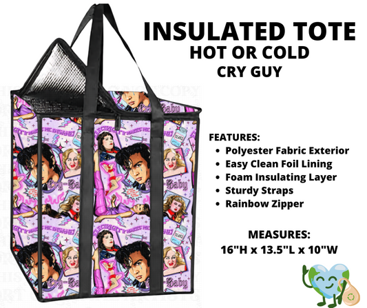 Cry Guy Insulated Tote