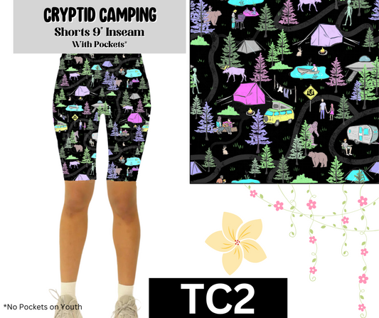 Cryptid Camping Jamaica Shorts w/ Pockets