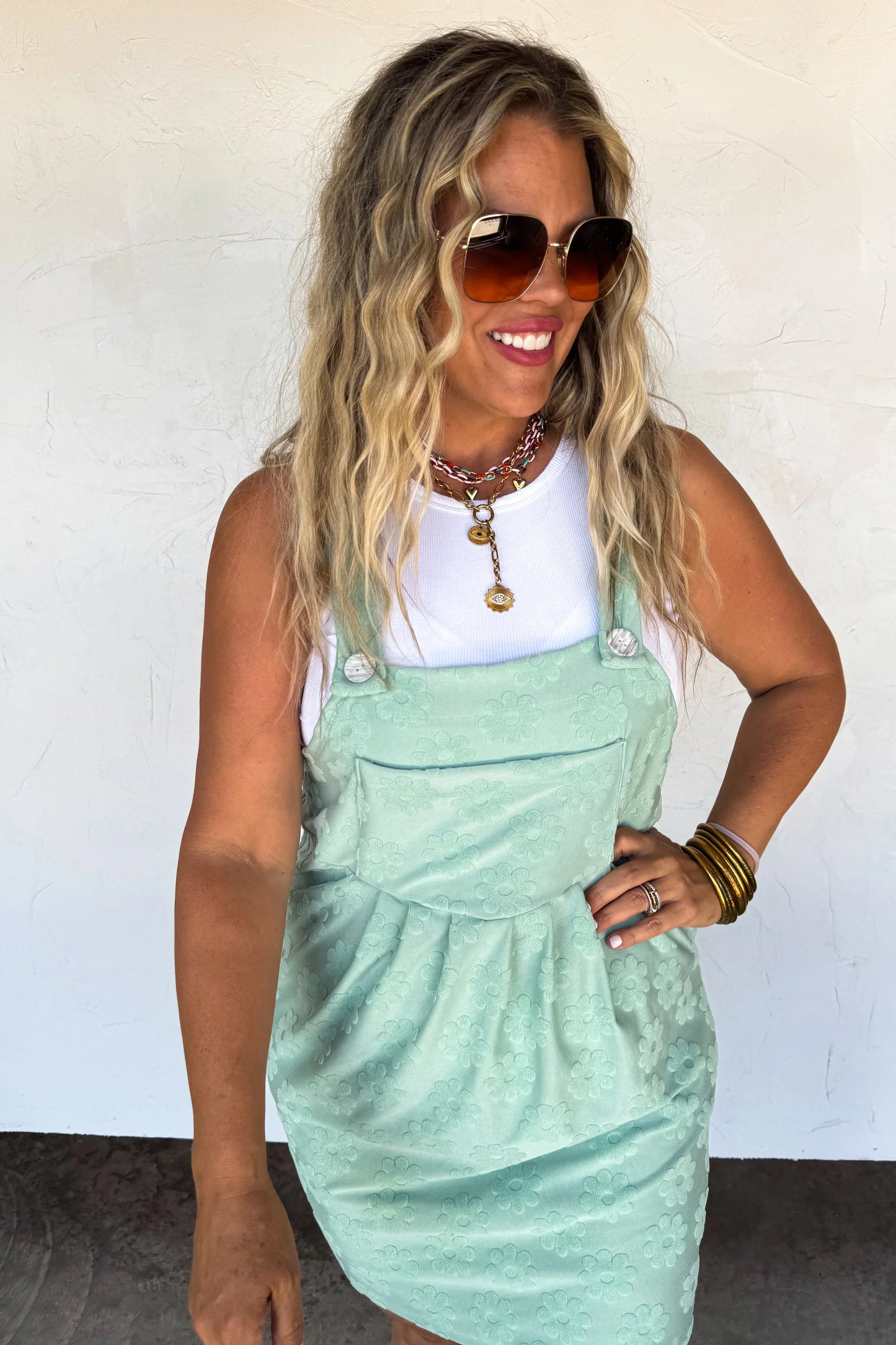 PREORDER: Sunshine & Daisies Overall Dress