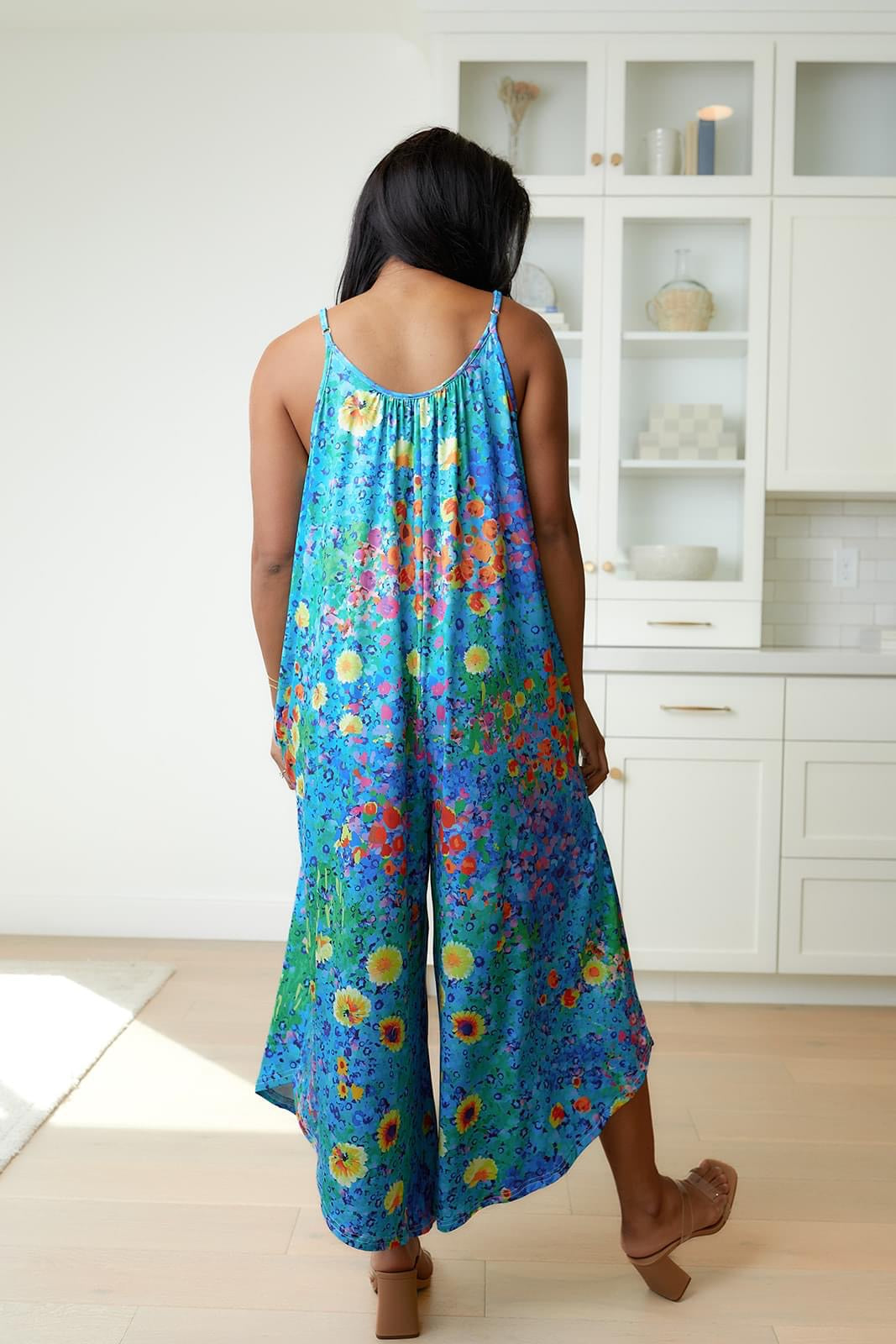 Ombre Sunflowers Baggy Rompers -  HARD closes 6/8 6PM CST ETA JULY