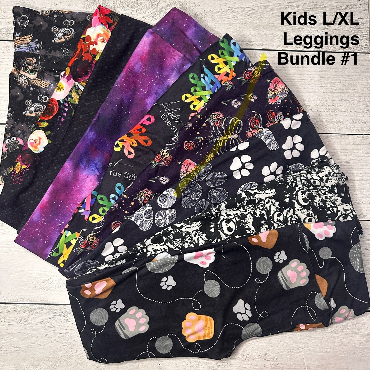 Kids L/XL Leggings Bundle - 1