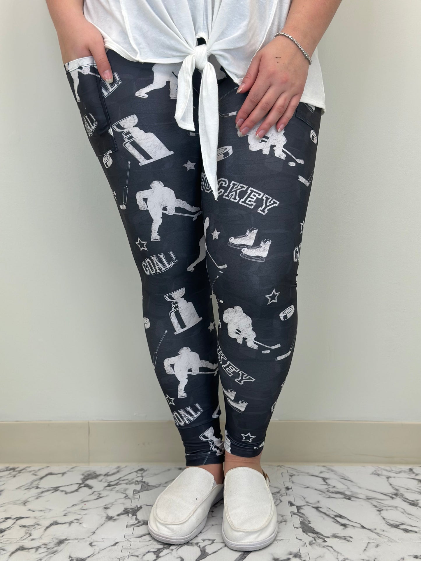 Hockey Leggings w/ Pockets