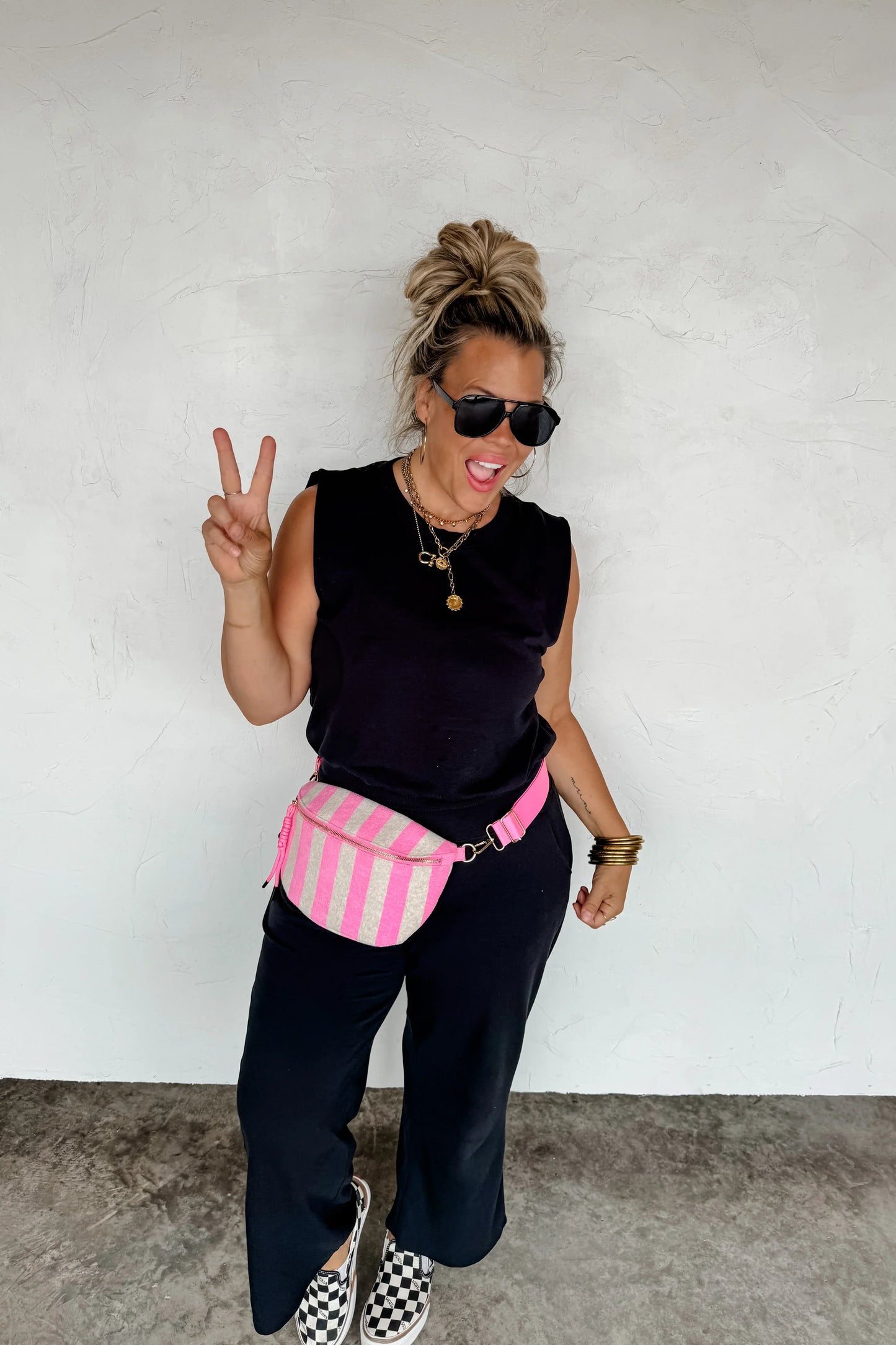 PREORDER: Stripe Terry Bum Bag