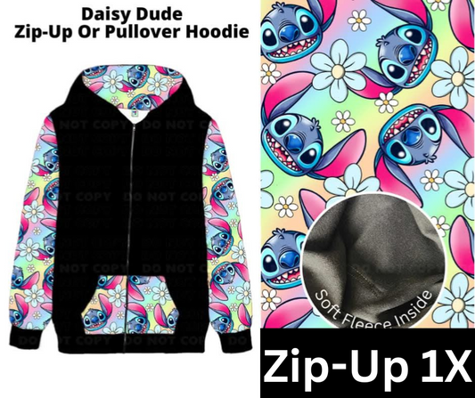 Daisy Dude Zip-Up Hoodie