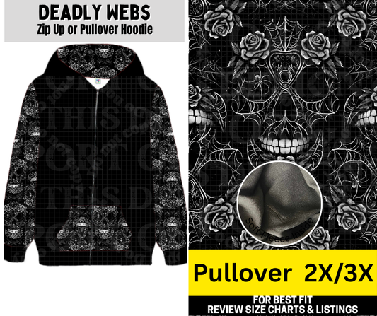 Deadly Webs Zip-Up or Pullover Hoodie