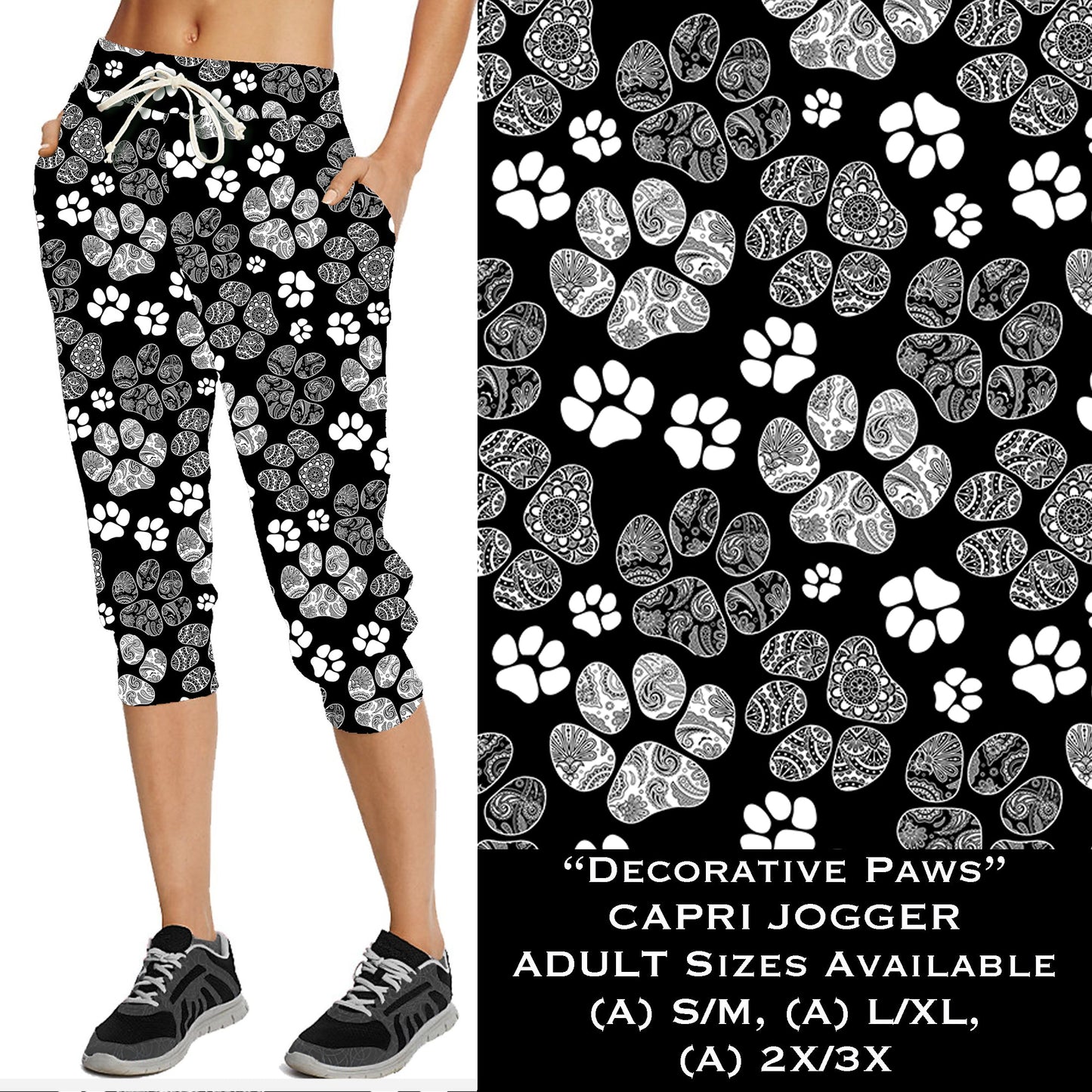 Decorative Paws - Full & Capri Joggers