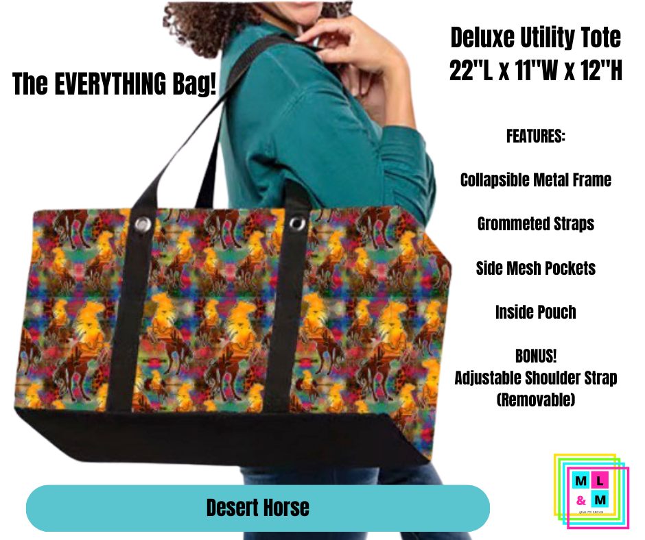 Desert Horses Collapsible Tote