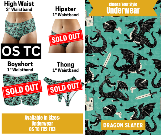 Dragon Slayer High Waist Underwear