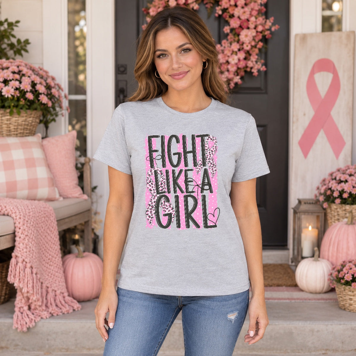 Fight Like A Girl Tshirt