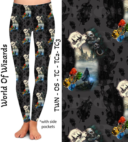 World of Wizards Leggings & Capris with Pockets