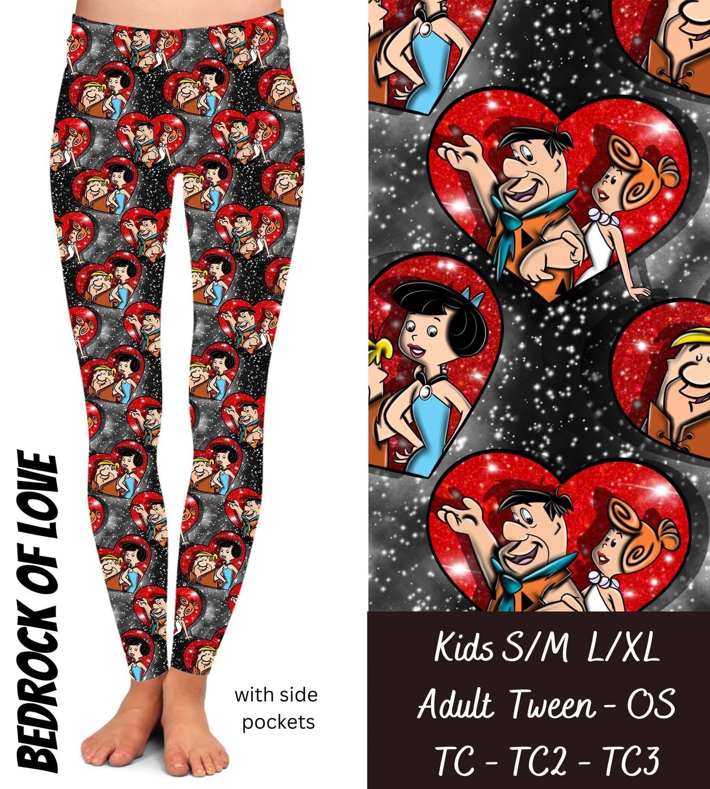 Bed Rock Of Love - Leggings with Pockets