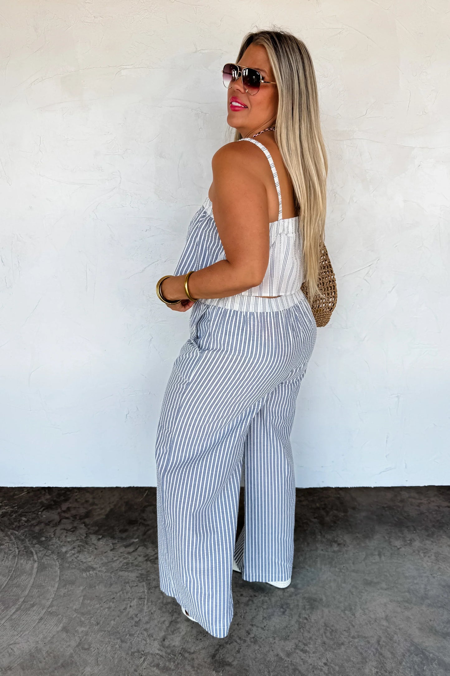 PREORDER: Seersucker Pant Set