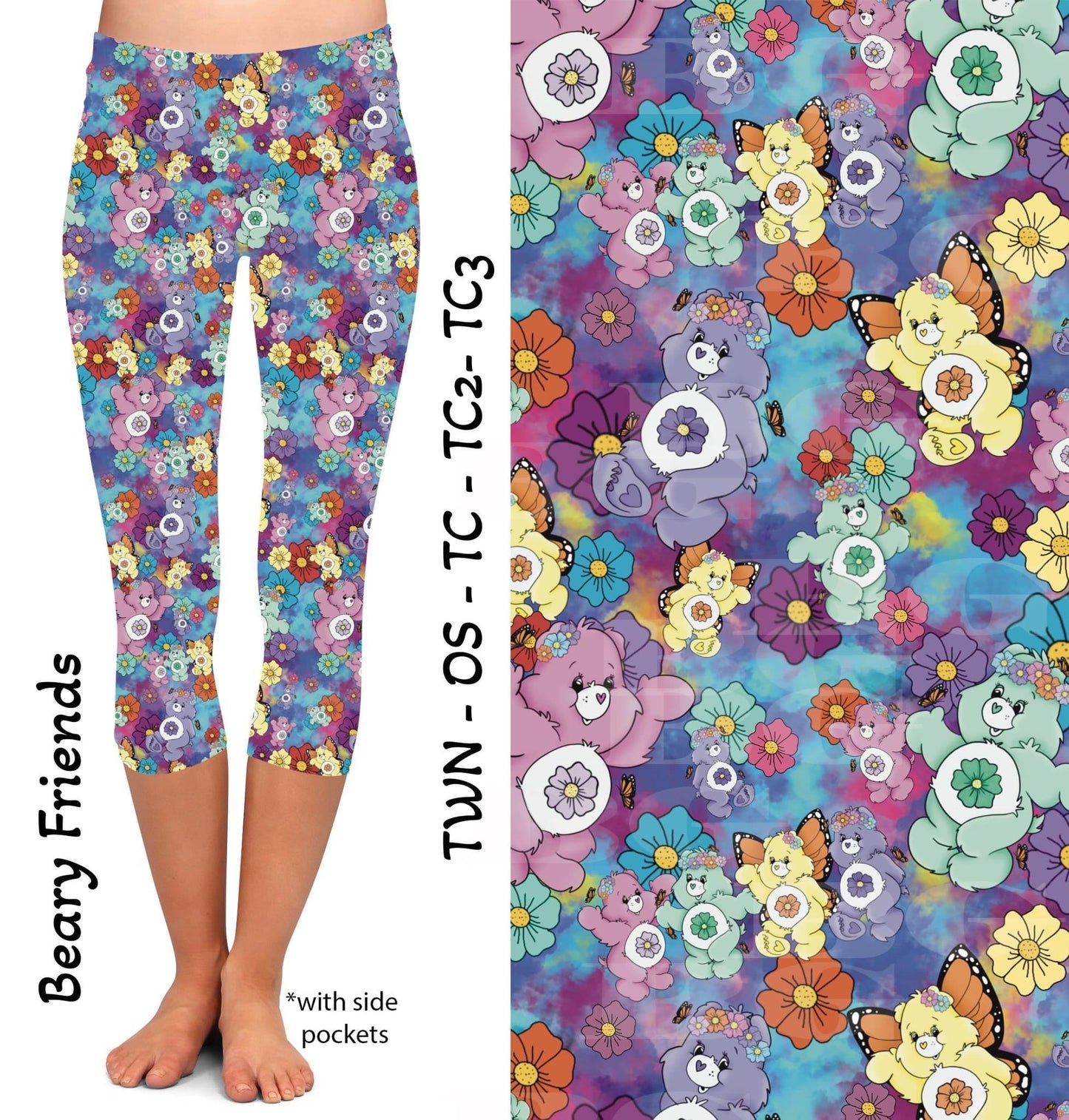 Beary Friends Leggings & Capris with Pockets