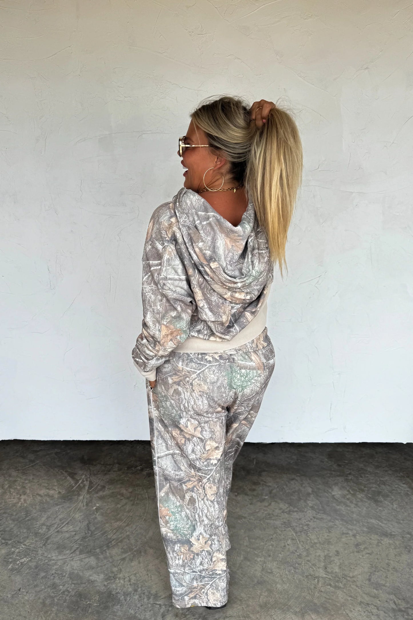 PREORDER: Camo & Checker Easy Does It Pullover