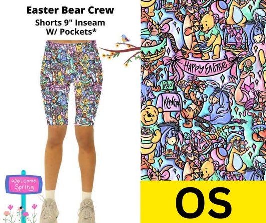Easter Bear Crew Jamaica Shorts w/ Pockets