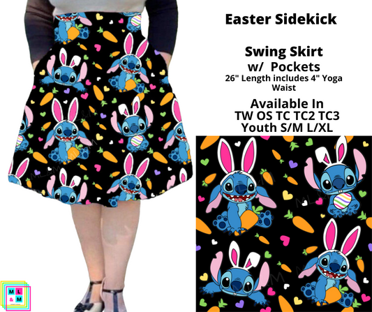 Easter Sidekick Swing Skirt
