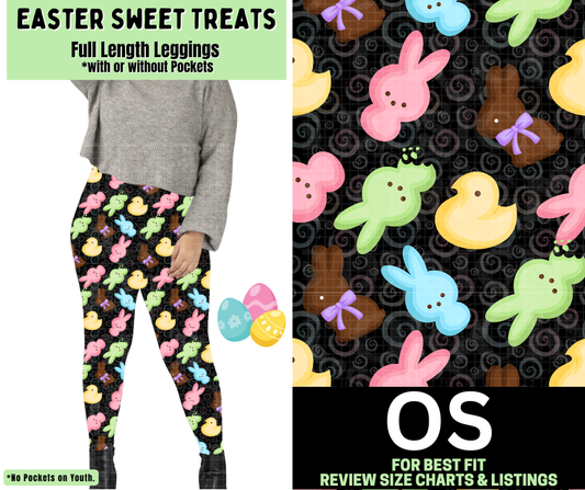 Easter Sweet Treats Full Length Leggings w/ Pockets