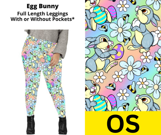 Egg Bunny Full Length Leggings w/ Pockets