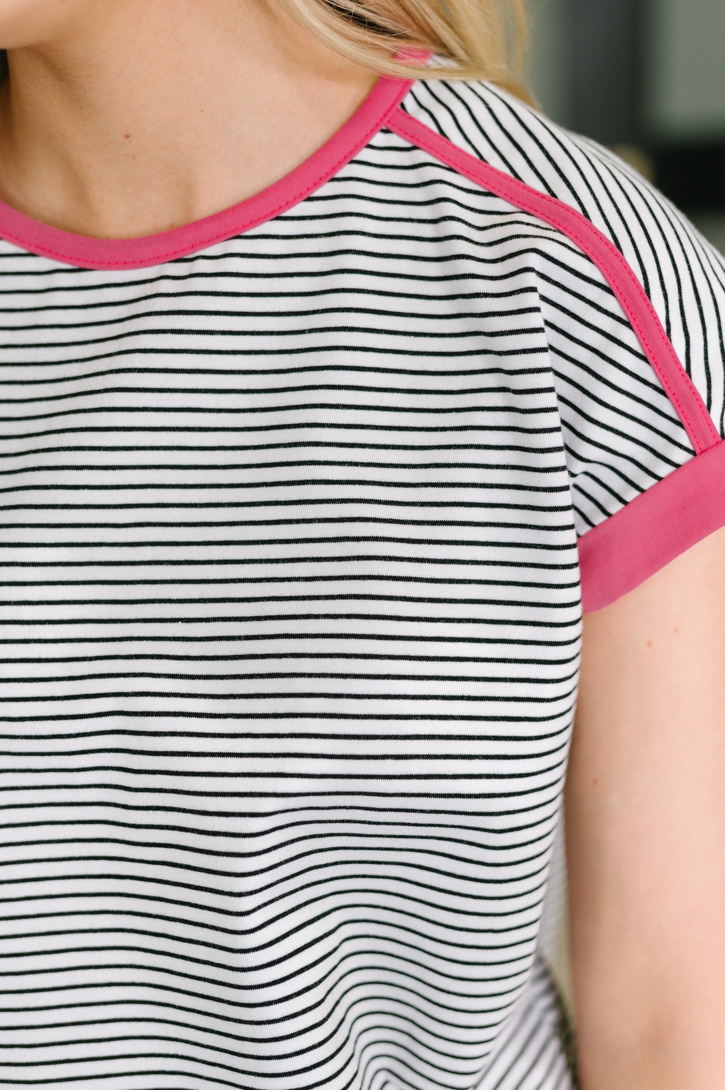 Emotionally Attached Trim Detail Tee